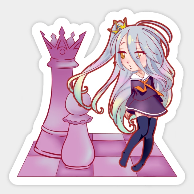 Shiro NGNL Sticker by MeikosArt